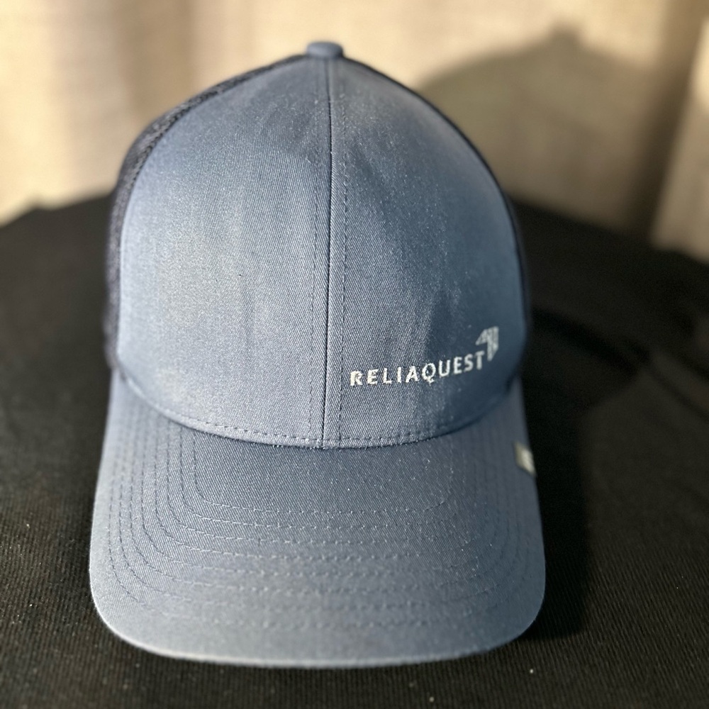 Reliaquest Snapback Cruz Trucker Cap Blue One Size Mesh Back Travis Matthew
